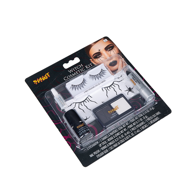 Conjunto de maquiagem de vampiro Kit de maquiagem de Halloween para caixa de presente de Halloween