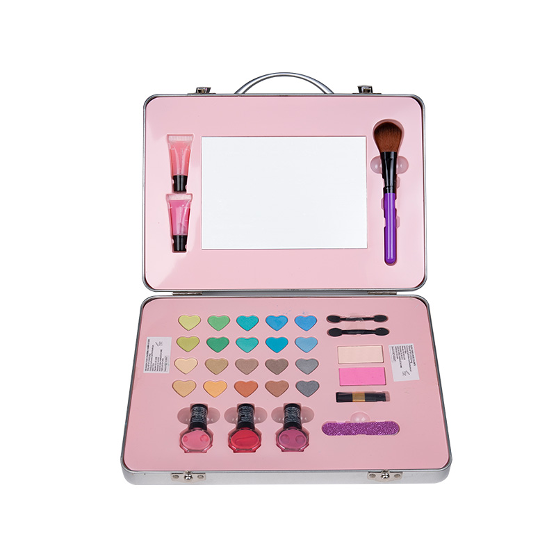 Kit de maquiagem infantil para menina - conjunto de maquiagem